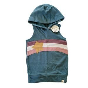 Lulu & Roo | Sleeveless Shooting Star Hoodie | 4T